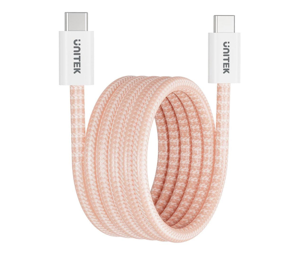 UNITEK Kabel USB-C PD 100W 1m - zwijany magnetycznie C14141APK01-1M - 1291408 - zdjęcie 3